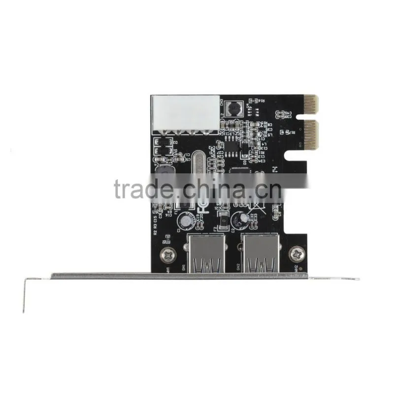 PCI Express to USB 3.0 Converter Mini PCI-E USB 3.0 2Port PC Expansion Adapter Card For Vista Win 7