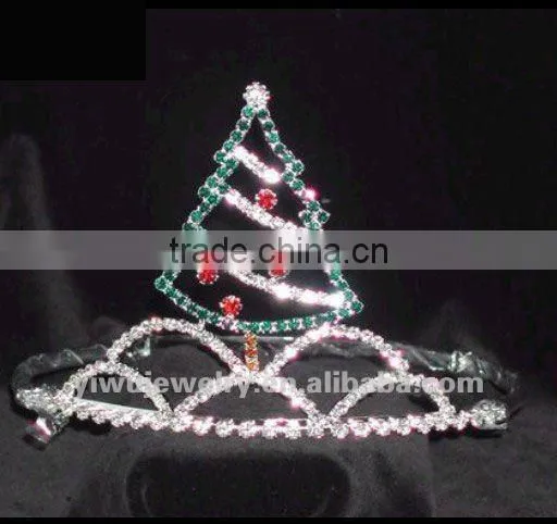 HCC172-0006 Yiwu Factory Wholesale Christmas Tree Crown Gifts 2017 In Halo