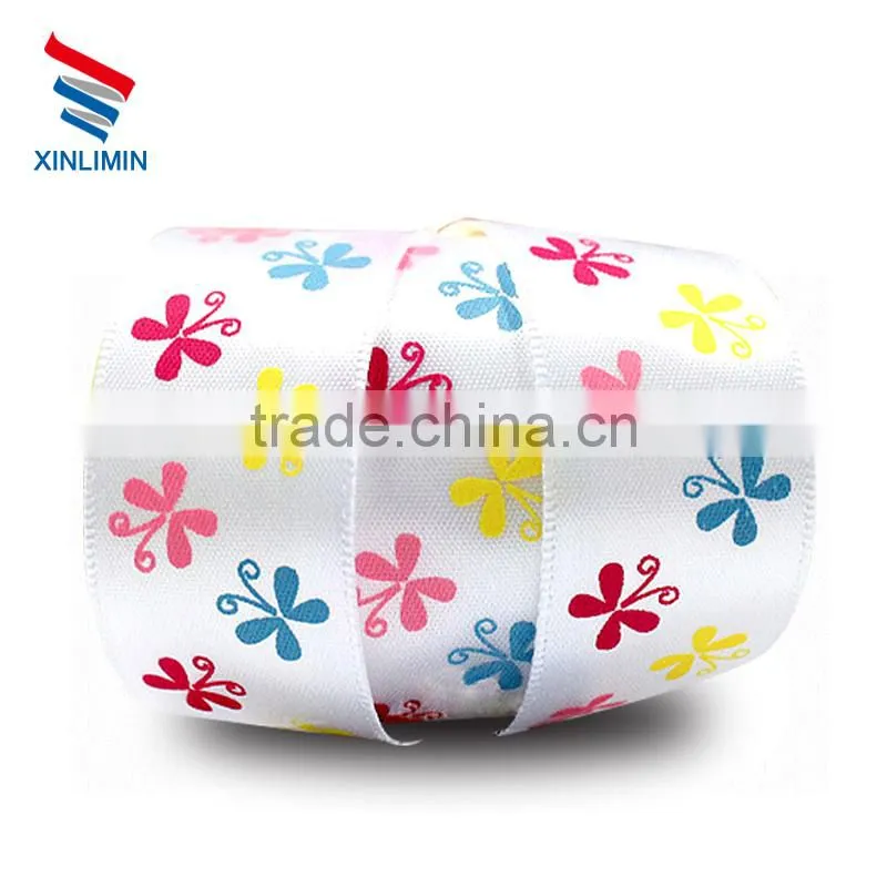 Free Samples Wholesale 100% Polyester Solid Adhesive Satin Leaf Ribbon