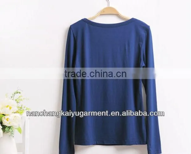 blue women t shirt