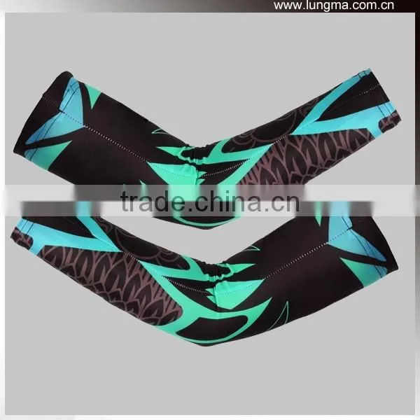 Custom Logo Sublimation Printed Sports Compression Arm Calf Leg Sleeves