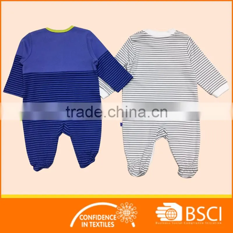 Yarn Dye Baby Romper Fancy Baby Grow Wear