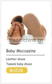 Baby leather Comfortable shoe factory price baby moccasins