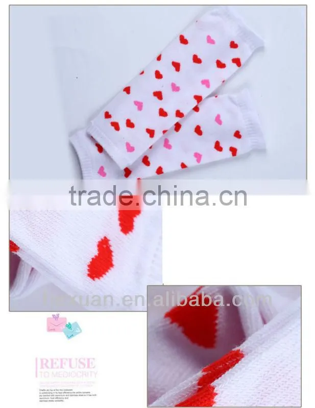 promotion colorful baby cotton arm warmers leg warmers