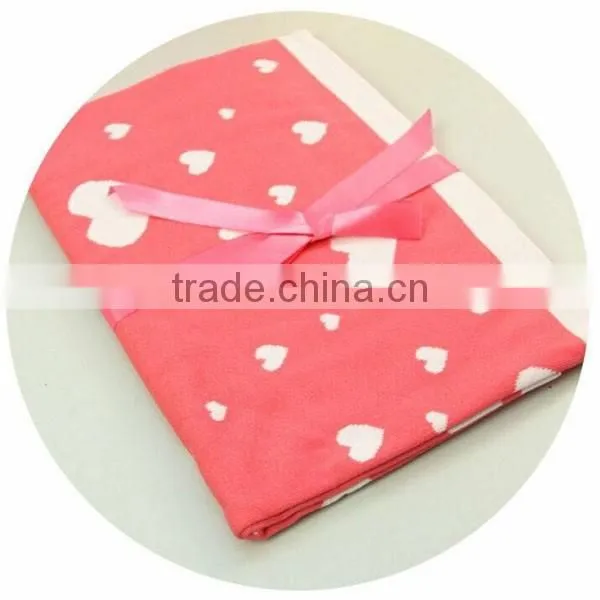 Popular warm fashion wool blanket wholesale
