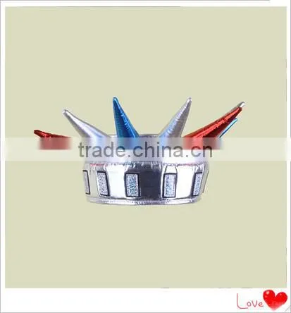 Liberty crown hat funny cosplay hat