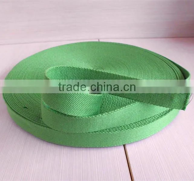 cotton webbing with twill texture-- twill webbing