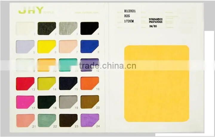 underwear fabric with bamboo jersey fabric
