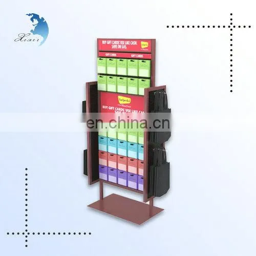 3 Tier Supermarket Floor Spray Paint Metal Display Rack
