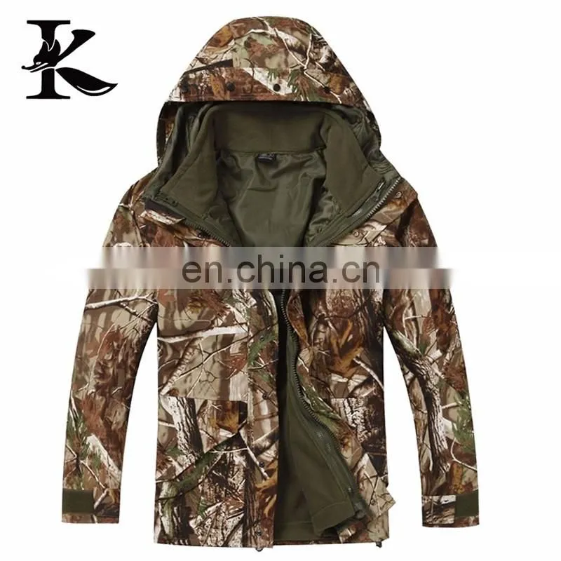 Winter Warm Waterproof 3 in 1 Hunt Coat Men