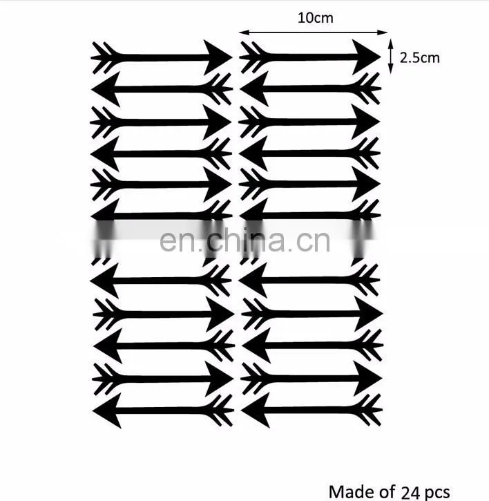 Ins Style Funny Arrow Shape Vinyl Wall Sticker Children Room Home Decoration Mural Roon Decal