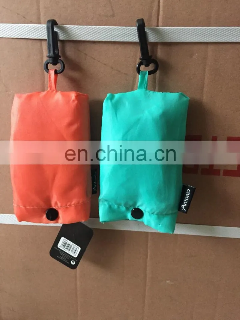 Wholesale customized tote bag folding shopping bag suppermarket shopping bag portable 2017