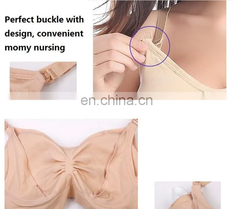 Women's Padded Maternity Underwire Nursing Bra with Full Sling