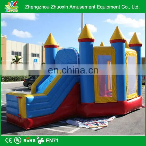 Durable 0.55 mm PVC commercial indoor inflatable slide