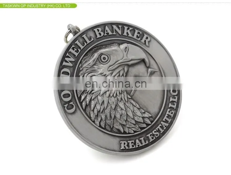 Latest design personalized award metal medal for banker and real estate