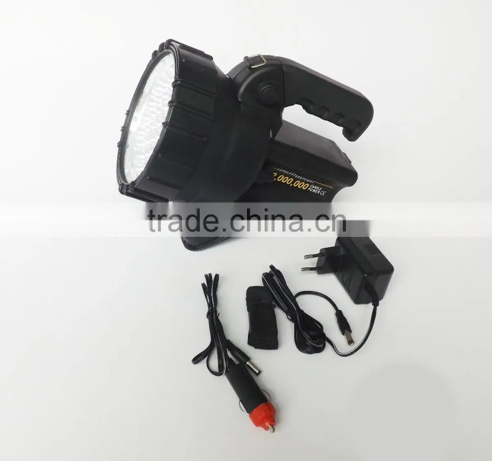 made in China handheld rechargeable led spotlight