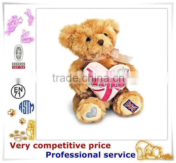 OEM Stuffed Toy,Custom Plush Toys, stuffed teddy bear with heart toys