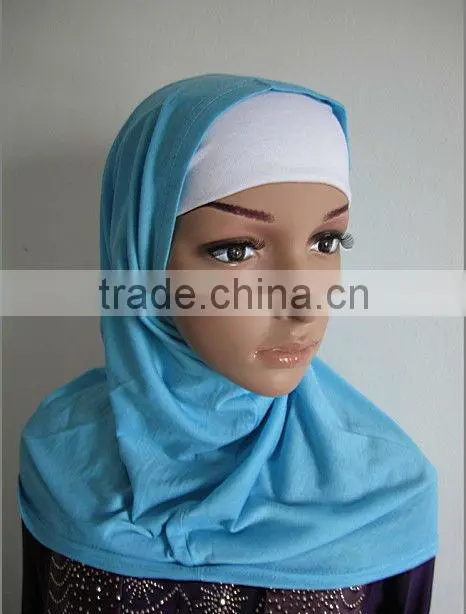 A493 Clearance SOLID COLOR TWO PIECES ISLAM HEADWEAR,MUSLIM HIJAB