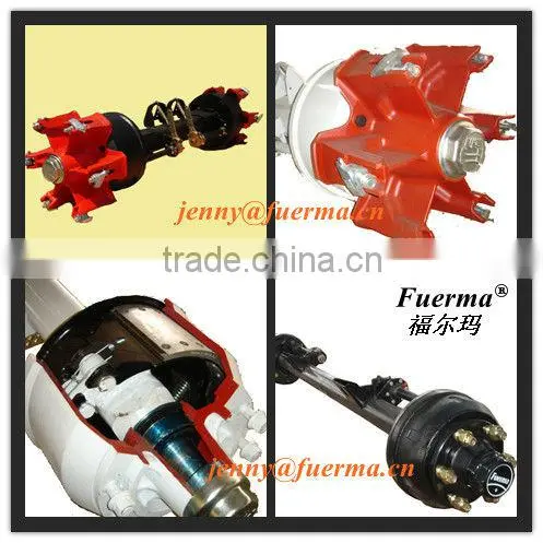 6 SPOKE AXLE(Germany axle, 6 hole axle,16t axle)