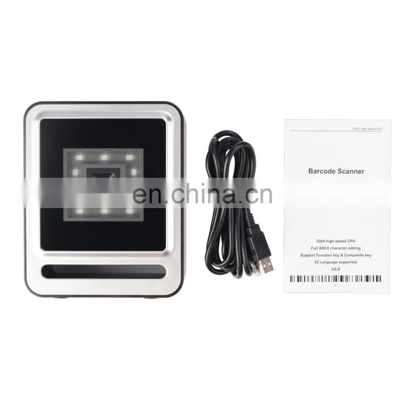 High speed 1D/2D desktop portable mobil payment pos qr code reader IP Barcode Scanner