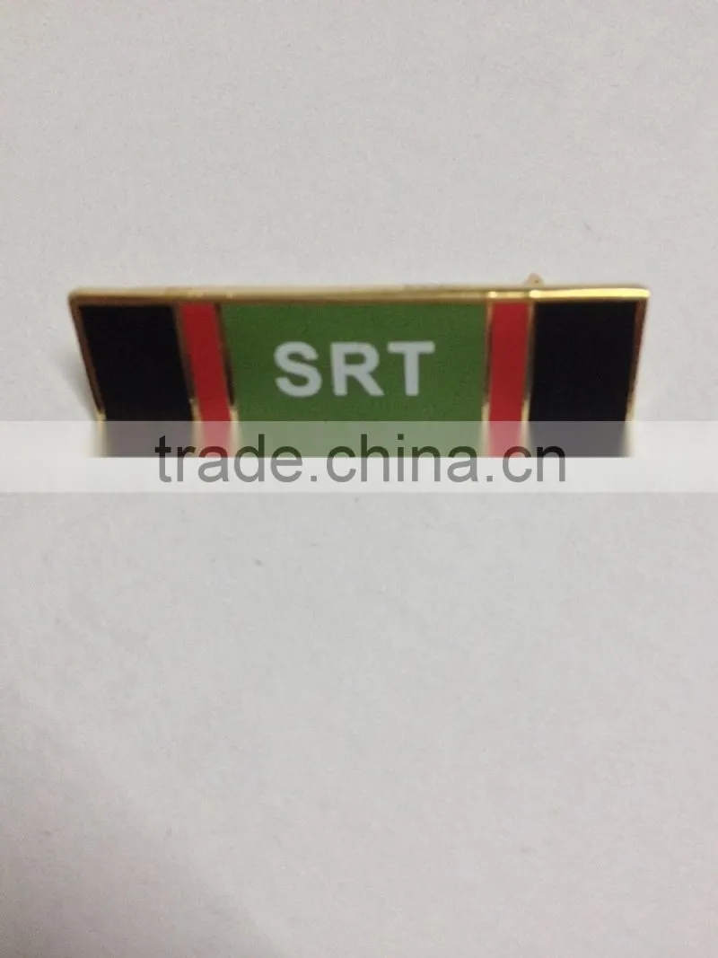 custom simplicity numberal iron lapel pin