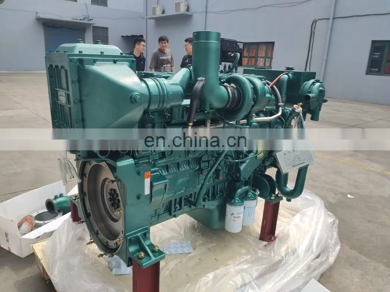 D12.25C01 original AND HIGH POWER 297kw water cooling sinotruk moteur marin baudouin