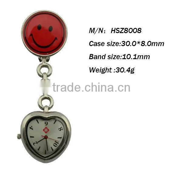 fashion silicone nurse watch plastic nurse watch