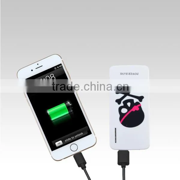 2016 hot selling bar/coffee shop/restaurant/hotel Menu power bank HS