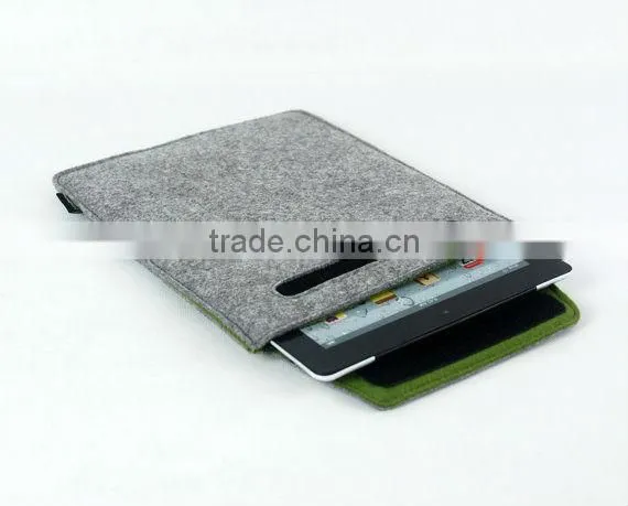 online wholesale fashion soft 2.5 mm wool felt case for 4ipad and ODM OEM are welcome