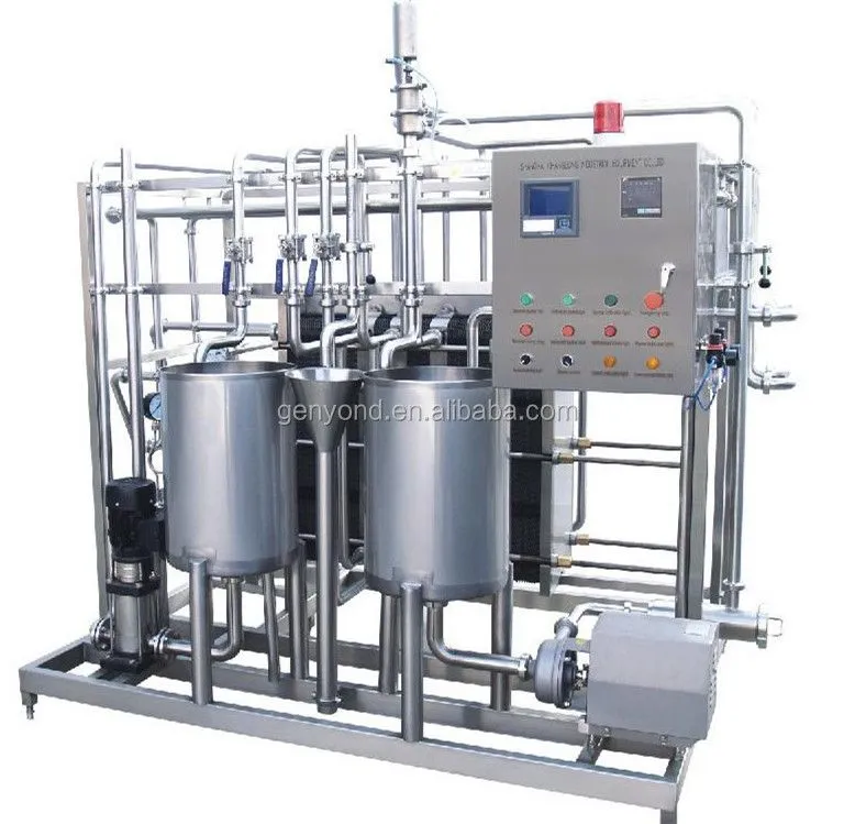 Fully Automatic Control Milk Juice Plate Pasteurizer Milk Pasteurization Machine