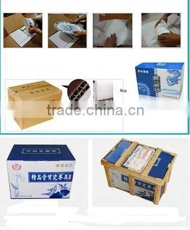 56 pcs Middle East Style Ceramic Dinnerware Tableware Set