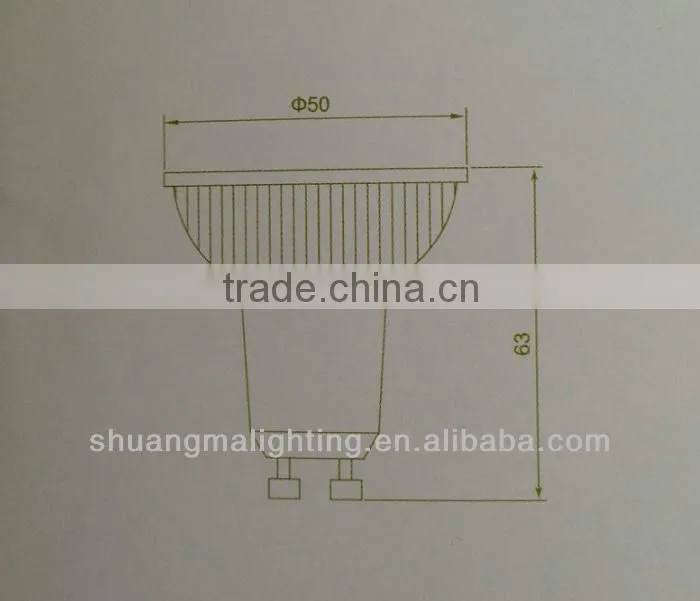 High Luminous Efficacy,High power LED Light-GU10 3X1W/1X1W/1X3W