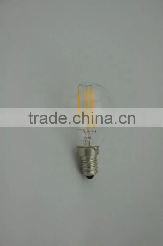 2016 LED Filament A60 4W E27 4W 120Lm/W 360 degree beam angle/led filament bulb