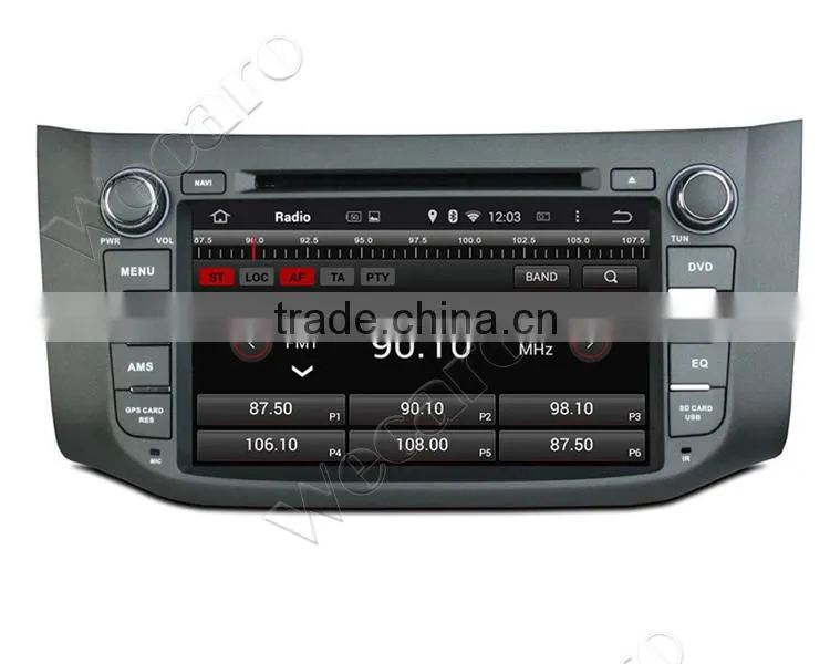 Wecaro WC-NU8053 Android 4.4.4 car stereo 1024 * 600 for nissan sylphy car multimedia system WIFI 3G GPS 2012 2013 2014
