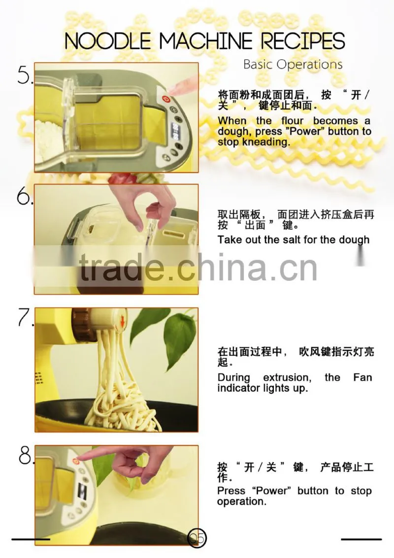 Automatic Pasta and noodle maker for home user