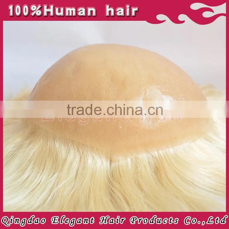 New High Quality Style Indian Hair Remy Hair Mens Toupee