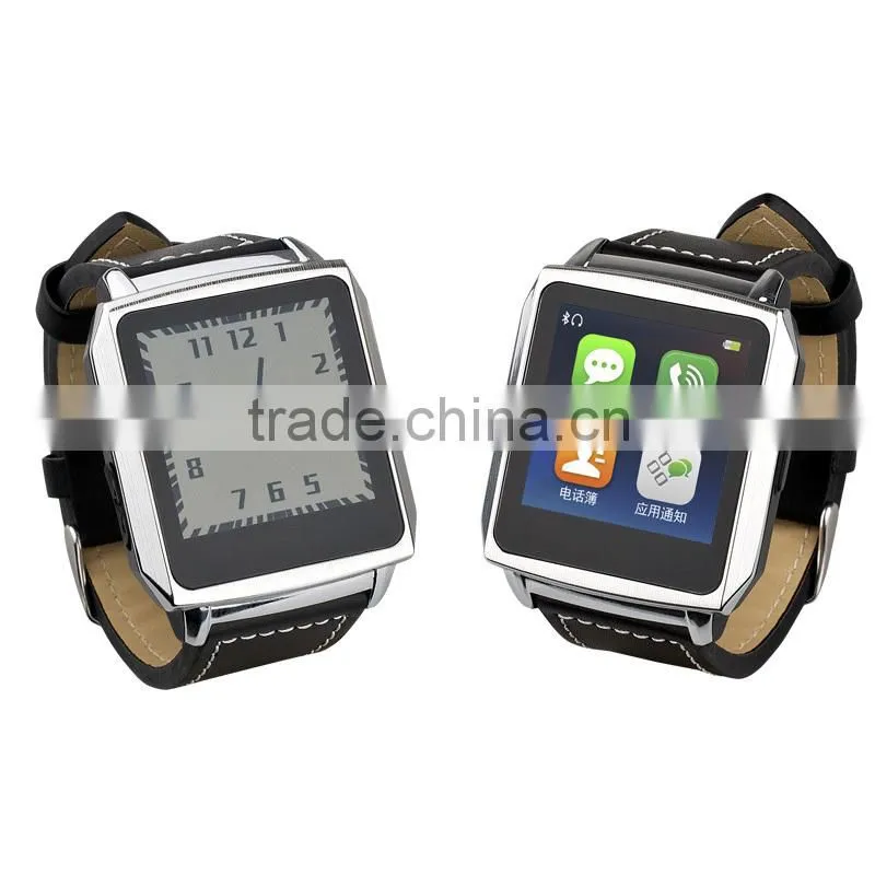 2014 fashion wristwatch MTK6260 bluetooth smart watch,bluetooth fashion watch mobile phone