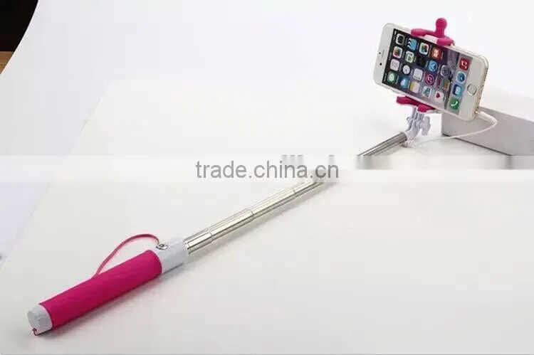 Travelling necessity selfie stick with bluetooth button, wireless monopod selfie-stick,selfie stick bluetooth