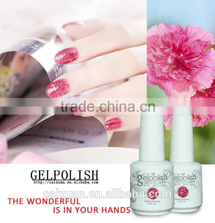 177 fashion colors nail art Colored 15ml/1KG soak off uv gels