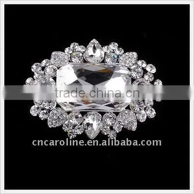 2012 New Design Vintage Clear Crystal Brooches Weddings