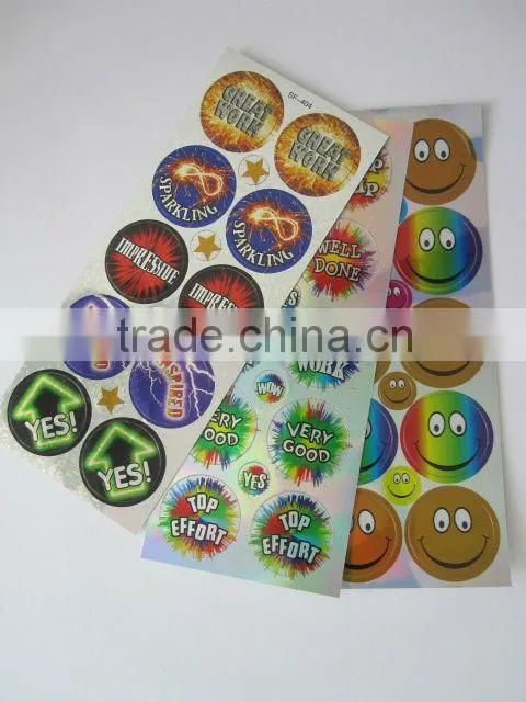 cool human fashion shinning nail sticker