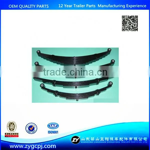 Truck trailer spare parts leaf spring with competitive price
