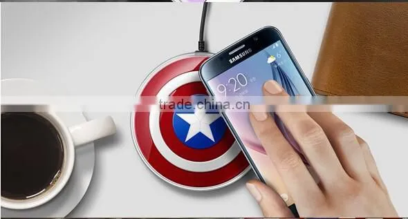2015 Slim Design USA TI Solution S6 Samsung Wireless Charging Pad for All Qi Mobile Phone