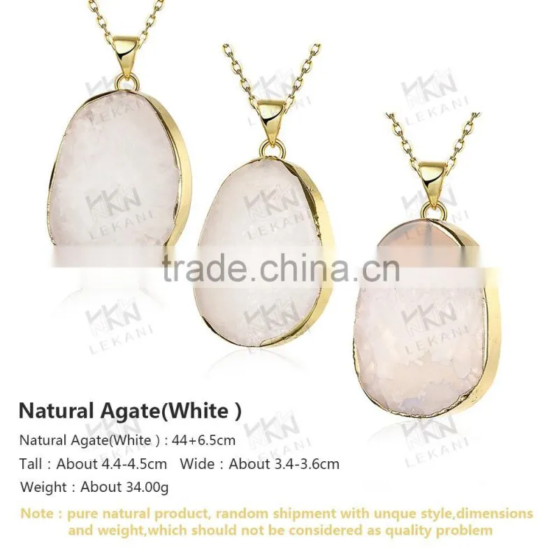 Popular elegant white natural stone wholesale fashion jewelry