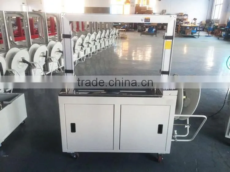 High quality semi- automatic carton pp strapping machine