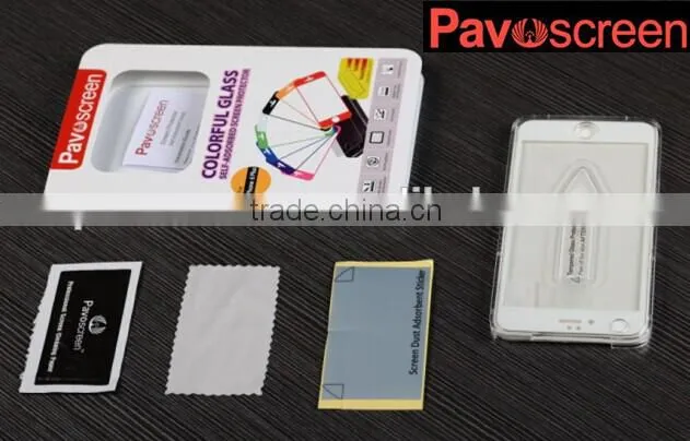 Pavoscreen Anti-glare 9H 2.5D Mobile Phone LCD monitor tempered Glass screen protector film for iPhone 6 mobile phone