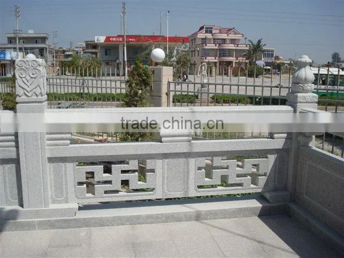 granite stone bridge railing