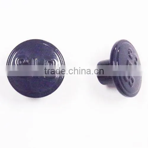 Metal jeans button