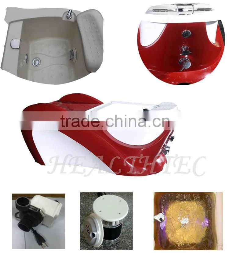 high quality magnetic pipless jet pedicure chair salon furniture