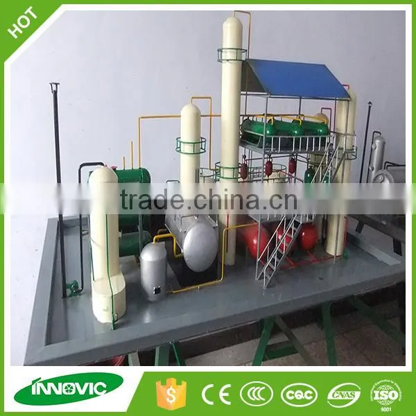 Waste/Used Engine Oil/Motor Oil/Pyrolysis Oil Refining To Diesel Fuel, Base Oil Distillation Machine